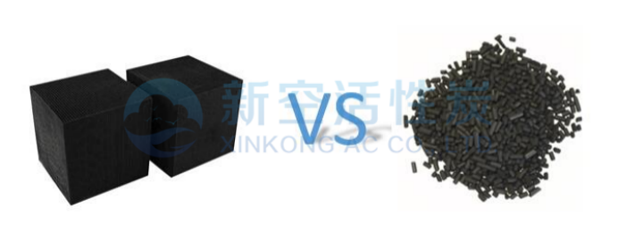 蜂窝活性炭与柱状活性炭的比较差异-蜂窝活性炭厂家-防水-蜂窝型-蜂窝状活性炭-山东新空活性炭